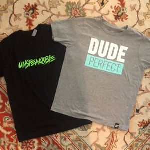 Unspeakable and Dude Perfect Tshirts
